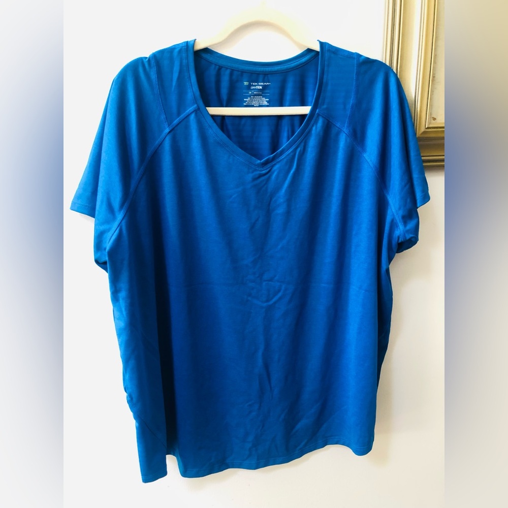 Cobalt Blue Dry Tek Loose Fit Sports Shirt